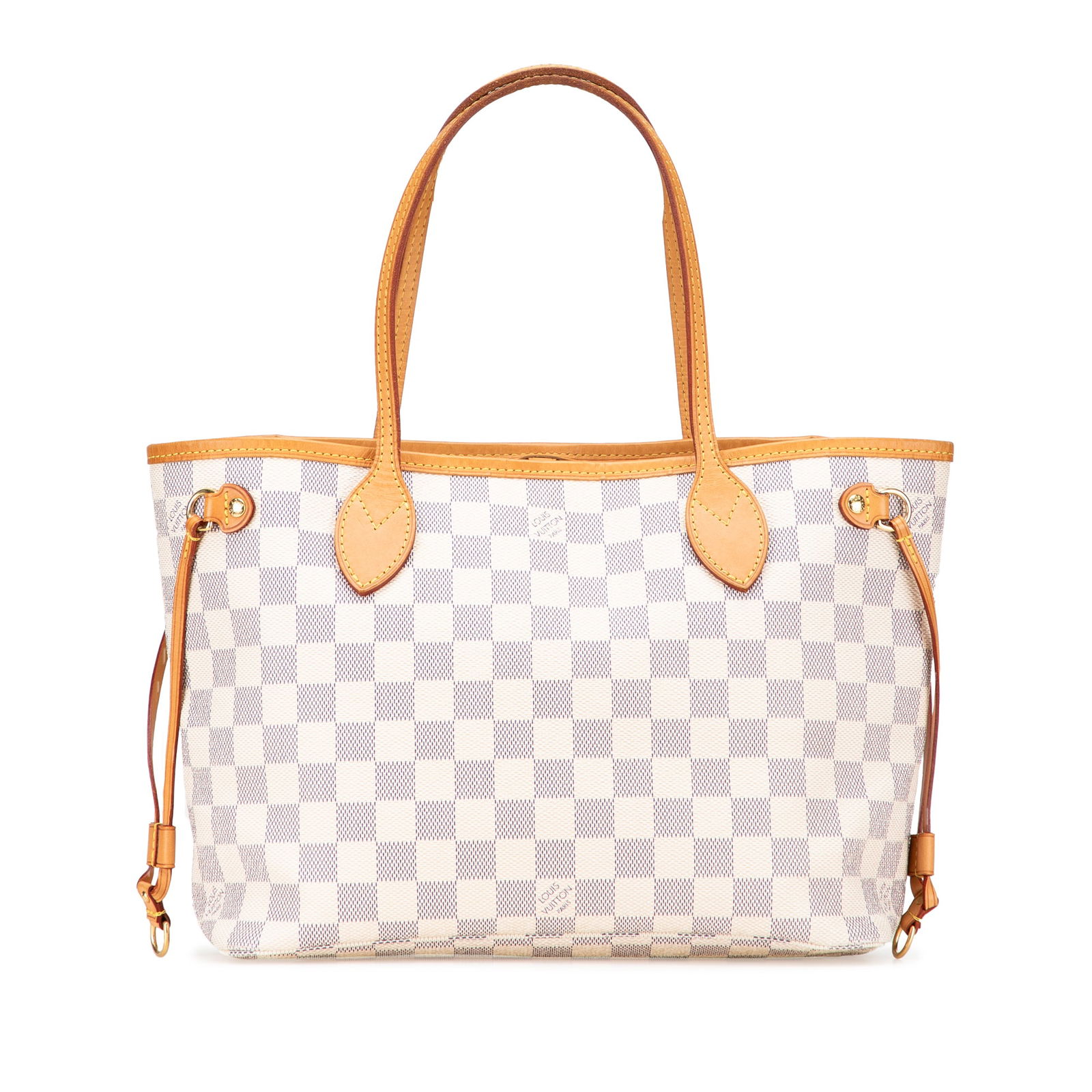 Louis Vuitton Damier Azur Neverfull PM Bag with Vachetta Trim (1 of 11)