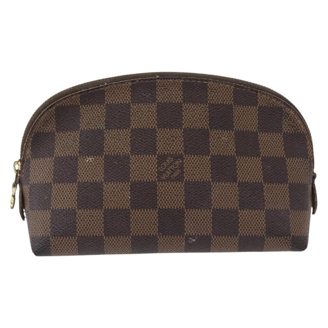 Damier Canvas Louis Vuitton Brown Cosmetic Pouch 17cm by 12cm by 6cm (1 of 18)