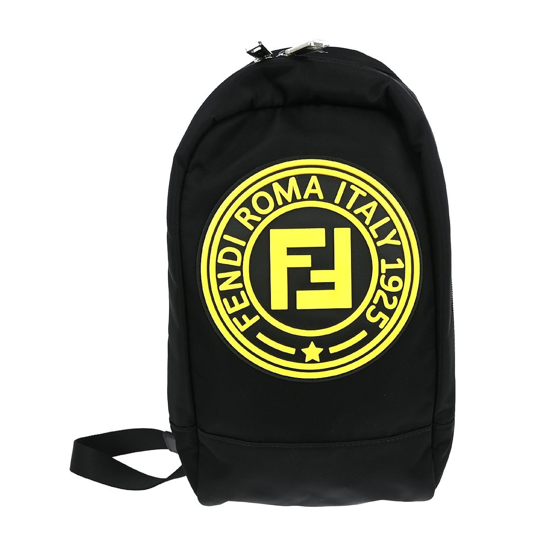 Fendi Large Black Nylon Logo Backpack 8BZ044 A4NK Made in Italy (1 of 6)