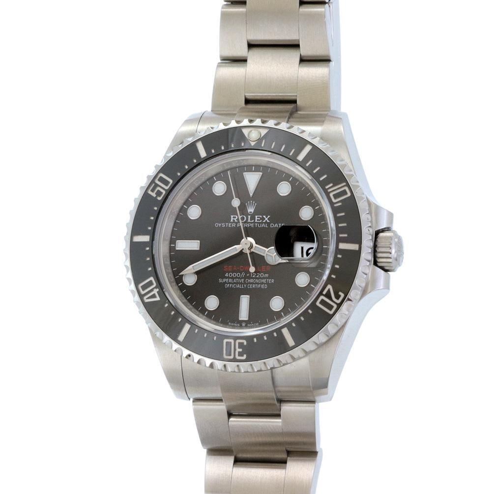 Rolex Sea-Dweller 126600 Men's Watch Black Dial Stainless Steel Box Papers: Rolex Sea-Dweller 126600 Men's Watch Black Dial Stainless Steel Box Papers Experience the elegance of the Rolex Oyster Perpetual Sea-Dweller 126600, a remarkable men's watch with a striking black dial