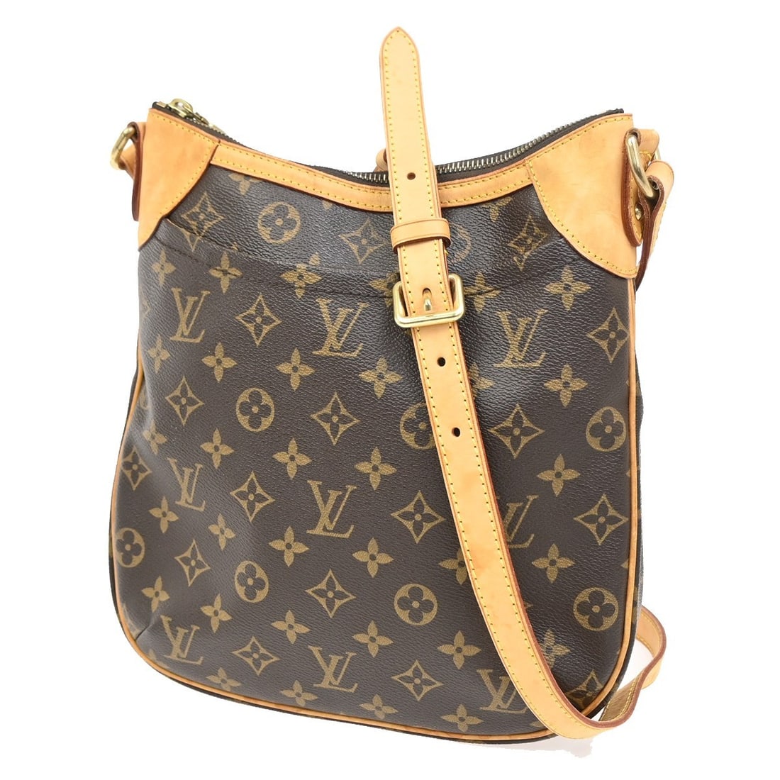 Odeon Louis Vuitton Brown Canvas Handbag 26x27x4.5 cm: Odeon Louis Vuitton Brown Canvas Handbag 26x27x4.5 cm This Louis Vuitton Odeon handbag features the brand's signature monogram canvas in brown, designed for women. The bag offers a compact yet functio