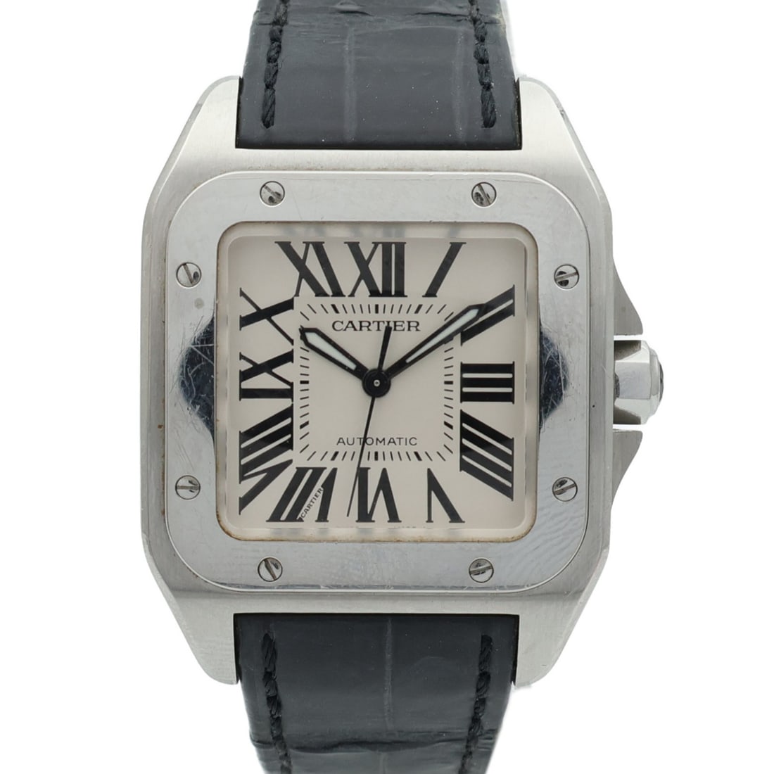 CARTIER Santos 100 Automatic Stainless Steel Wristwatch (1 of 16)