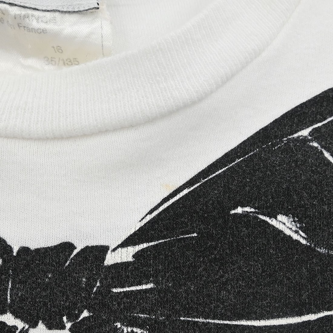 Chanel Vintage White Basic T-Shirt Size M - 4