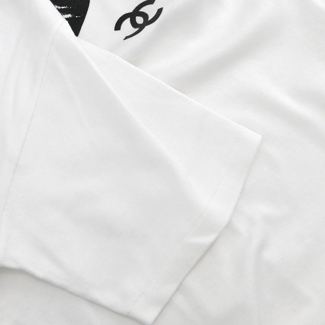 Chanel Vintage White Basic T-Shirt Size M - 7