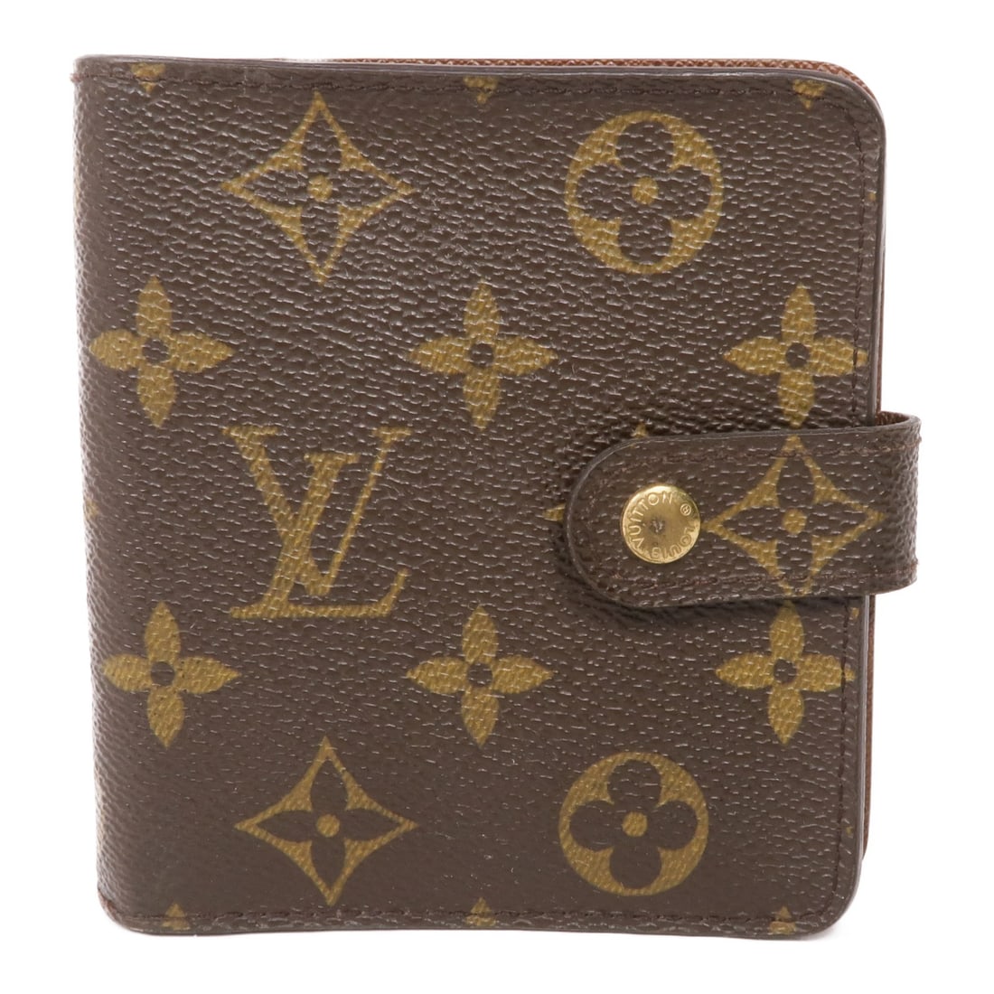 LOUIS VUITTON Monogram Bi-fold Wallet M61667 Brown GHW (1 of 18)