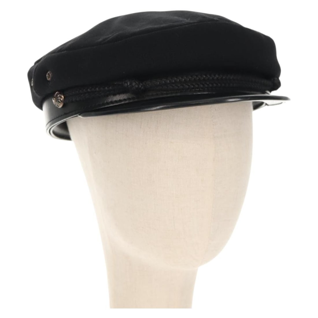 Chrome Hearts Black Wool Marine Cap Authenticated USA (1 of 16)