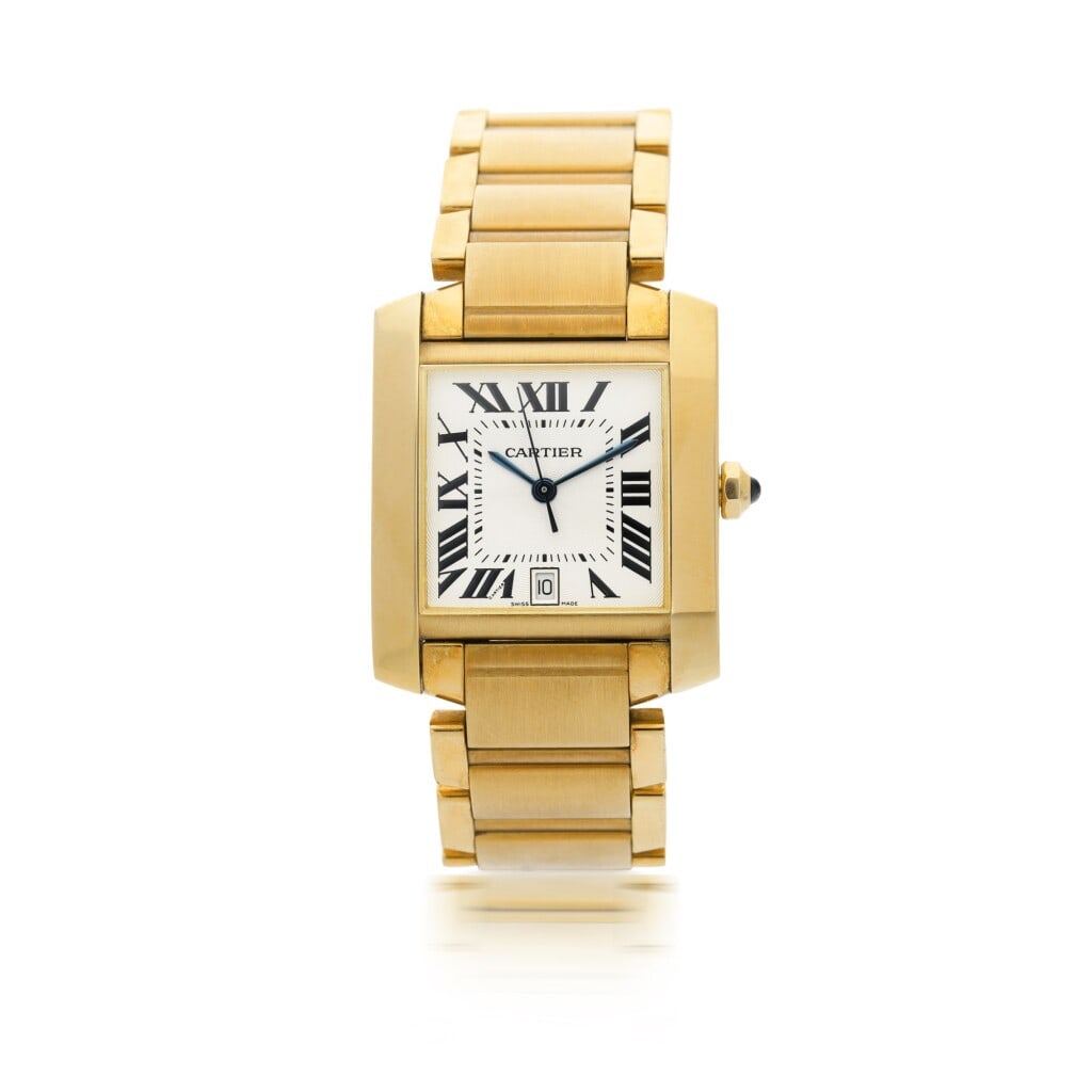18k Yellow Gold Cartier Tank Reference 1840 Watch with Original Papers (1 of 5)