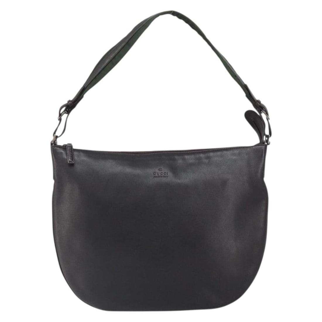 Gucci Black Canvas Vintage Shoulder Bag for Women: Gucci Black Canvas Vintage Shoulder Bag for Women This Gucci Vintage Shoulder Bag features a classic design crafted from black canvas, accented with leather details. Designed for women, the bag offers
