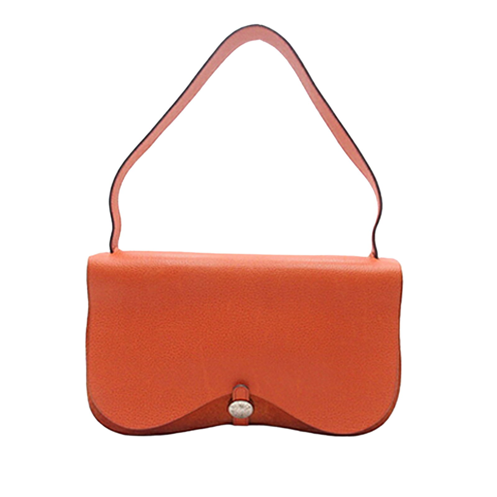 Hermes Colorado MM Vache Liege Leather Orange Handbag: Hermes Colorado MM Vache Liege Leather Orange Handbag Elevate your style with the Hermes Vache Liege and Toile Sac Colorado MM, a stunning blend of Vache-Liegee leather and durable canvas in a vibrant