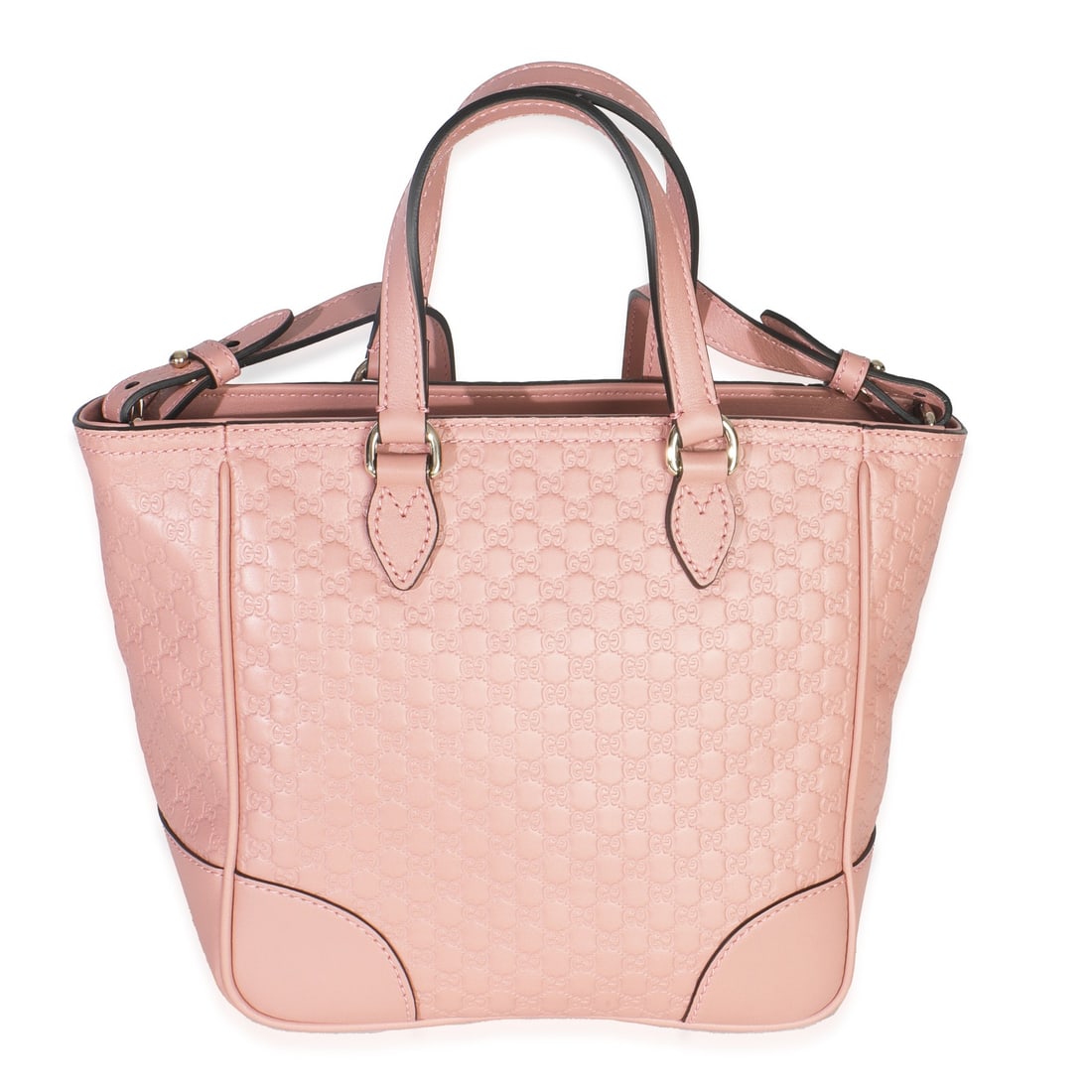 Gucci Small Bree Tote Pink Leather Microguccissima with Removable Strap (1 of 9)
