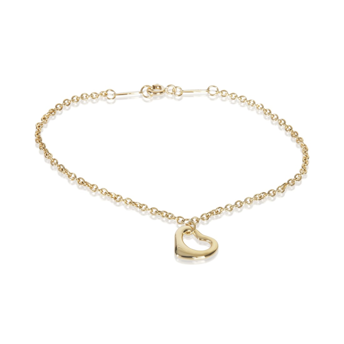 Elsa Peretti Open Heart 18k Yellow Gold Bracelet by Tiffany & Co. (1 of 4)