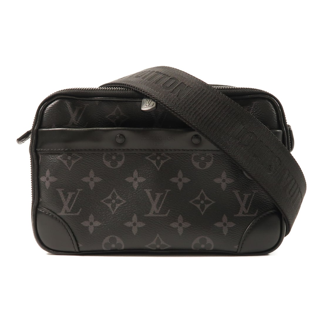Louis Vuitton Alpha Messenger Black Monogram Eclipse PVC Shoulder Bag M46955 (1 of 17)