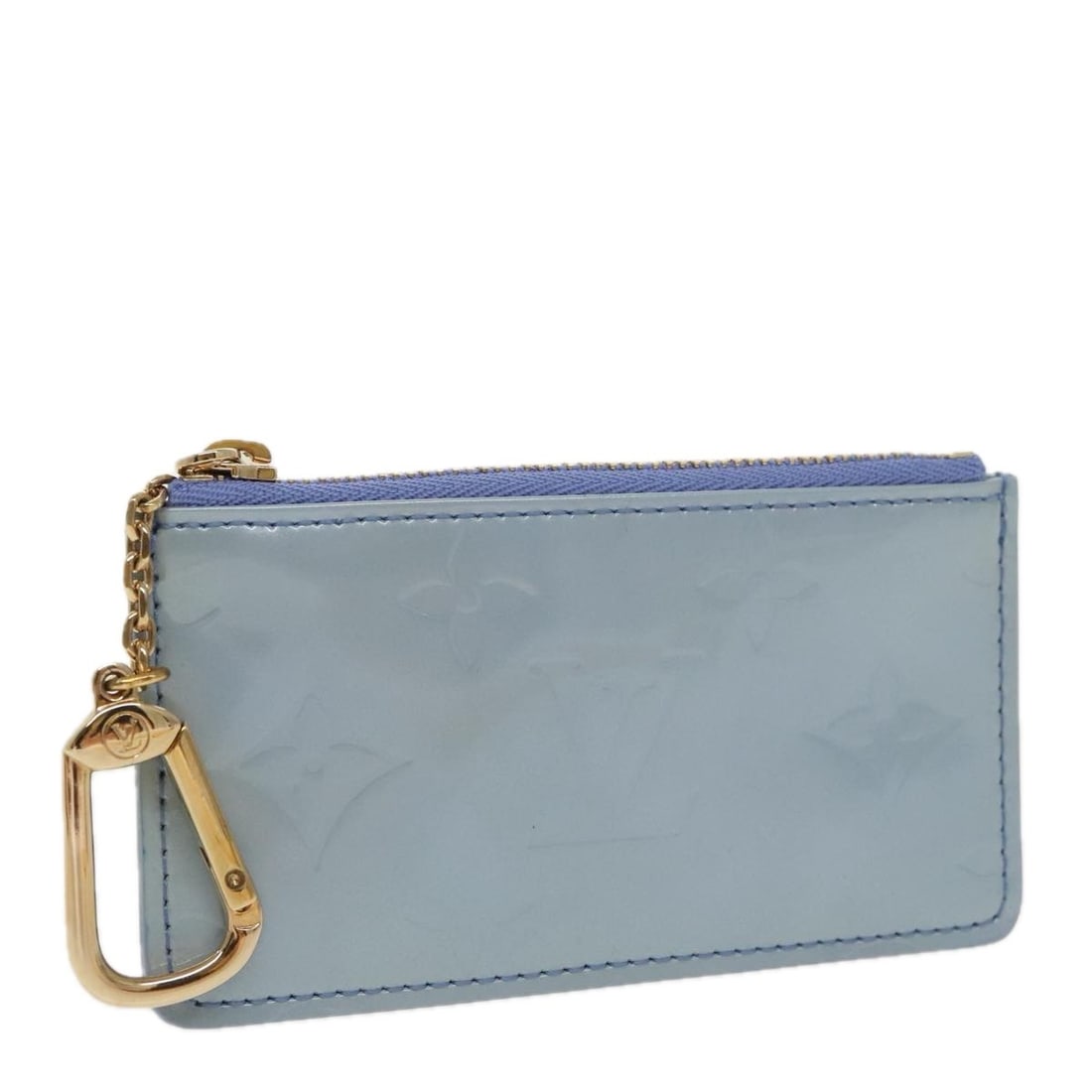 LOUIS VUITTON Monogram Vernis Coin Purse M91249 Lavande Patent Leather Auth (1 of 18)