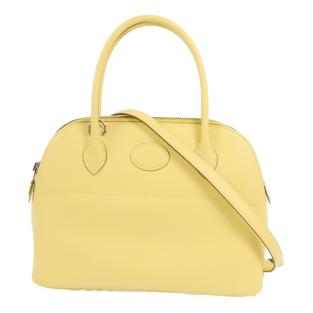 Hermes Bolide 27 Yellow Veau Epsom Leather Shoulder and Handbag PHW (1 of 15)