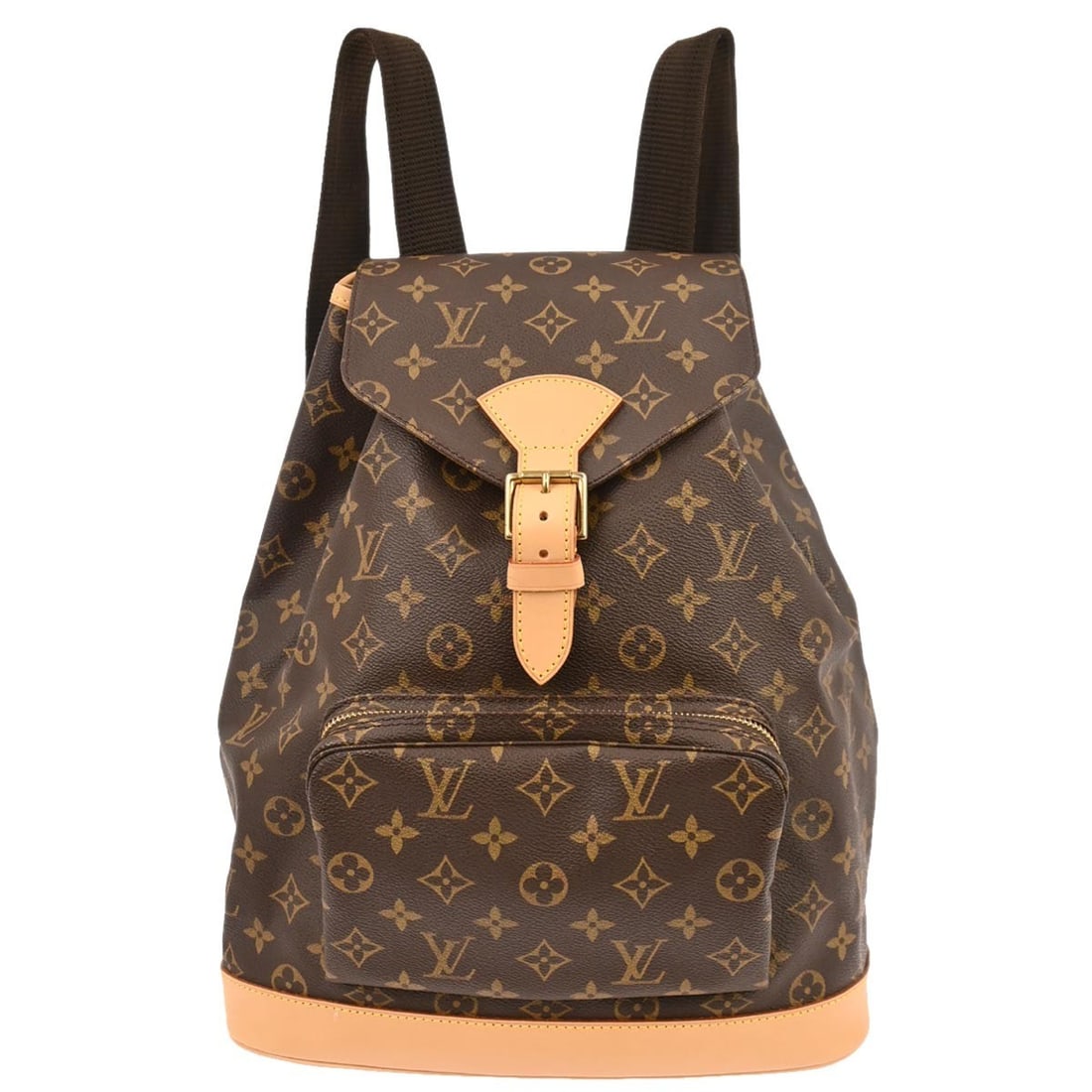 Louis Vuitton Montsouris GM Monogram Canvas Large Brown Backpack M51135 (1 of 11)