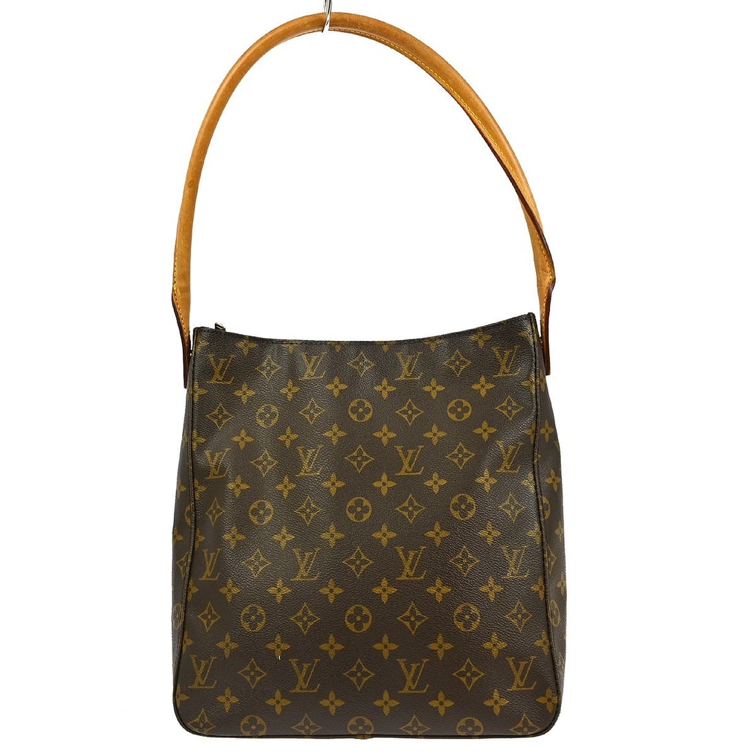 Louis Vuitton Monogram Canvas Looping GM Brown Shoulder Bag: Louis Vuitton Monogram Canvas Looping GM Brown Shoulder Bag This pre-owned Louis Vuitton Looping GM handbag features the iconic Monogram canvas in brown. Designed for women, it is made from durable ca