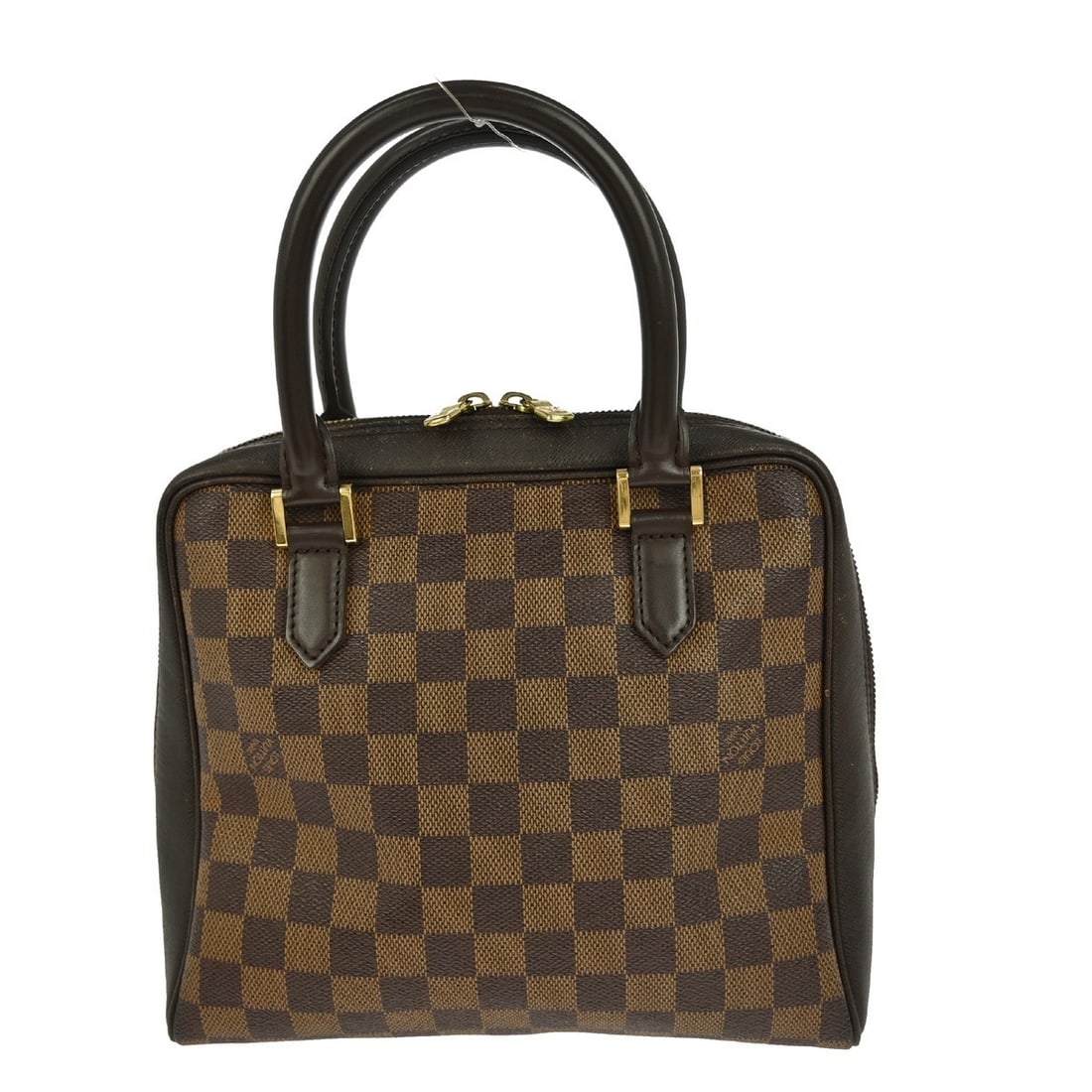 Louis Vuitton Brera Damier Canvas Brown Medium Handbag N51150: Louis Vuitton Brera Damier Canvas Brown Medium Handbag N51150 This Louis Vuitton Brera handbag features the iconic Damier canvas leather exterior in brown, complemented by red Alcantara lining. Design
