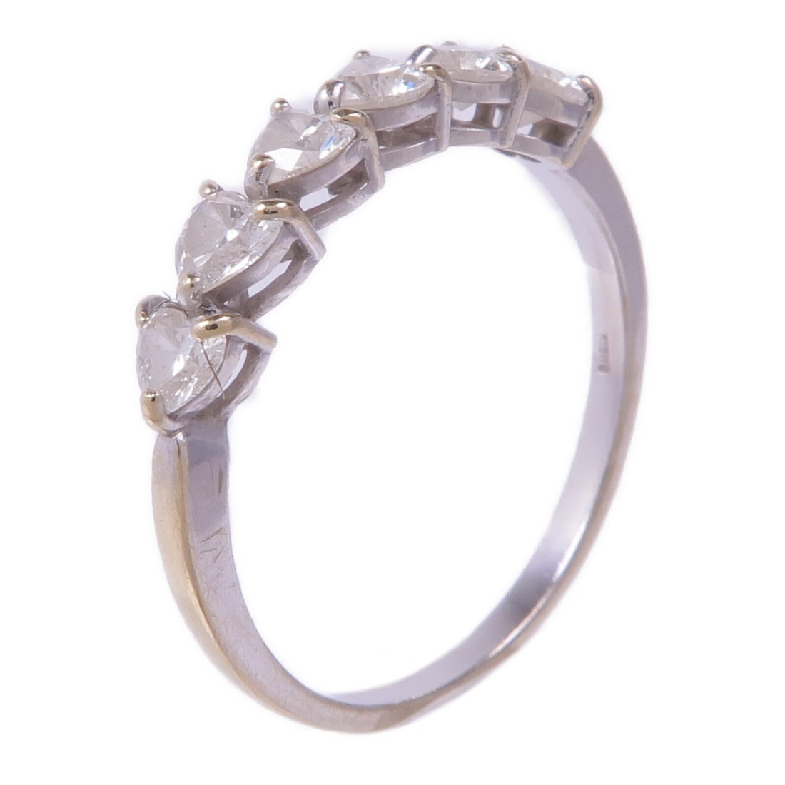 18K White Gold Diamond Ring Jewelry Size 6 (1 of 10)