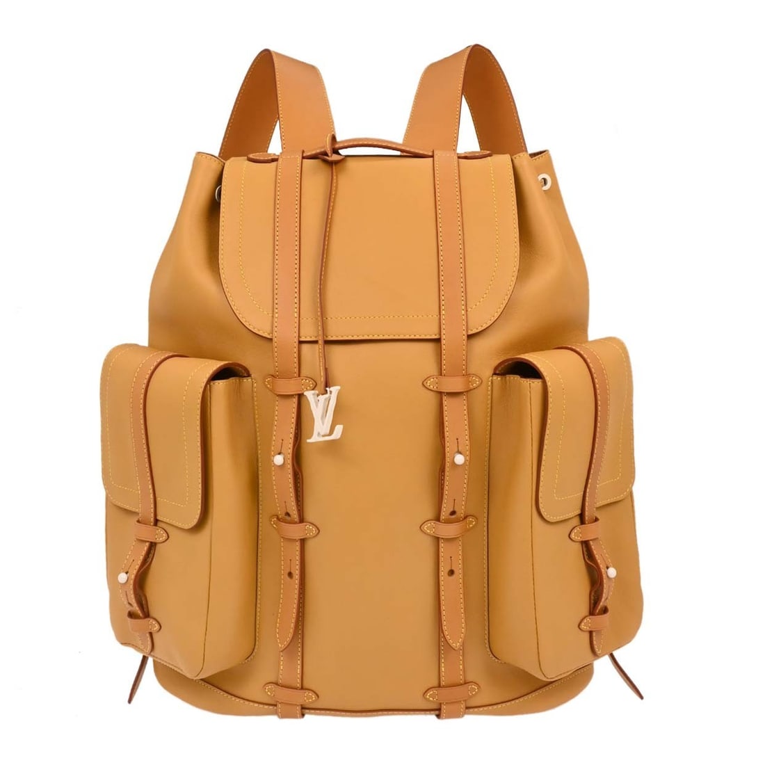 Louis Vuitton Brown Leather Christopher GM Backpack M53270 Casual Style: Louis Vuitton Brown Leather Christopher GM Backpack M53270 Casual Style The Louis Vuitton Brown Leather Christopher GM Backpack is a stylish and functional accessory perfect for casual occasions. Craf