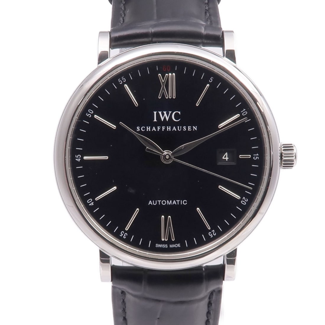 IWC Portofino Automatic Navy Dial Stainless Steel Men's Wristwatch IW356502: IWC Portofino Automatic Navy Dial Stainless Steel Men's Wristwatch IW356502 This IWC Portofino IW356502 is an automatic wristwatch crafted from stainless steel with a navy dial and matching navy frame