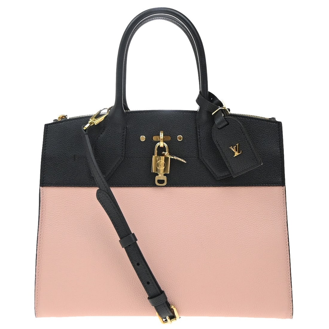 Pink Leather City Steamer Bag by Louis Vuitton for Women (1 of 17)