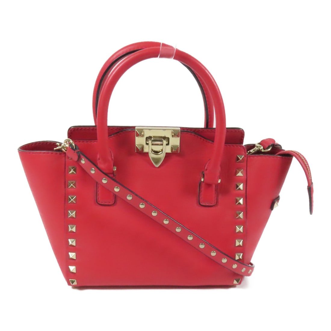 Valentino 2way Shoulder Bag Red Calfskin Leather GHW Italy (1 of 18)