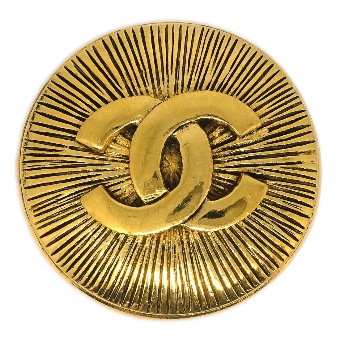 Chanel Gold-Plated Brooch Pin 1136 (1 of 5)