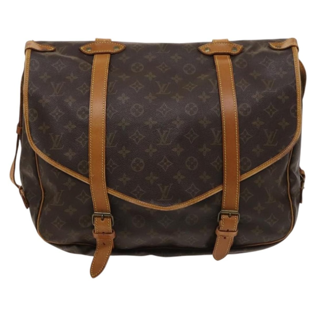 Louis Vuitton Monogram Canvas Saumur Shoulder Bag 42cm (1 of 18)