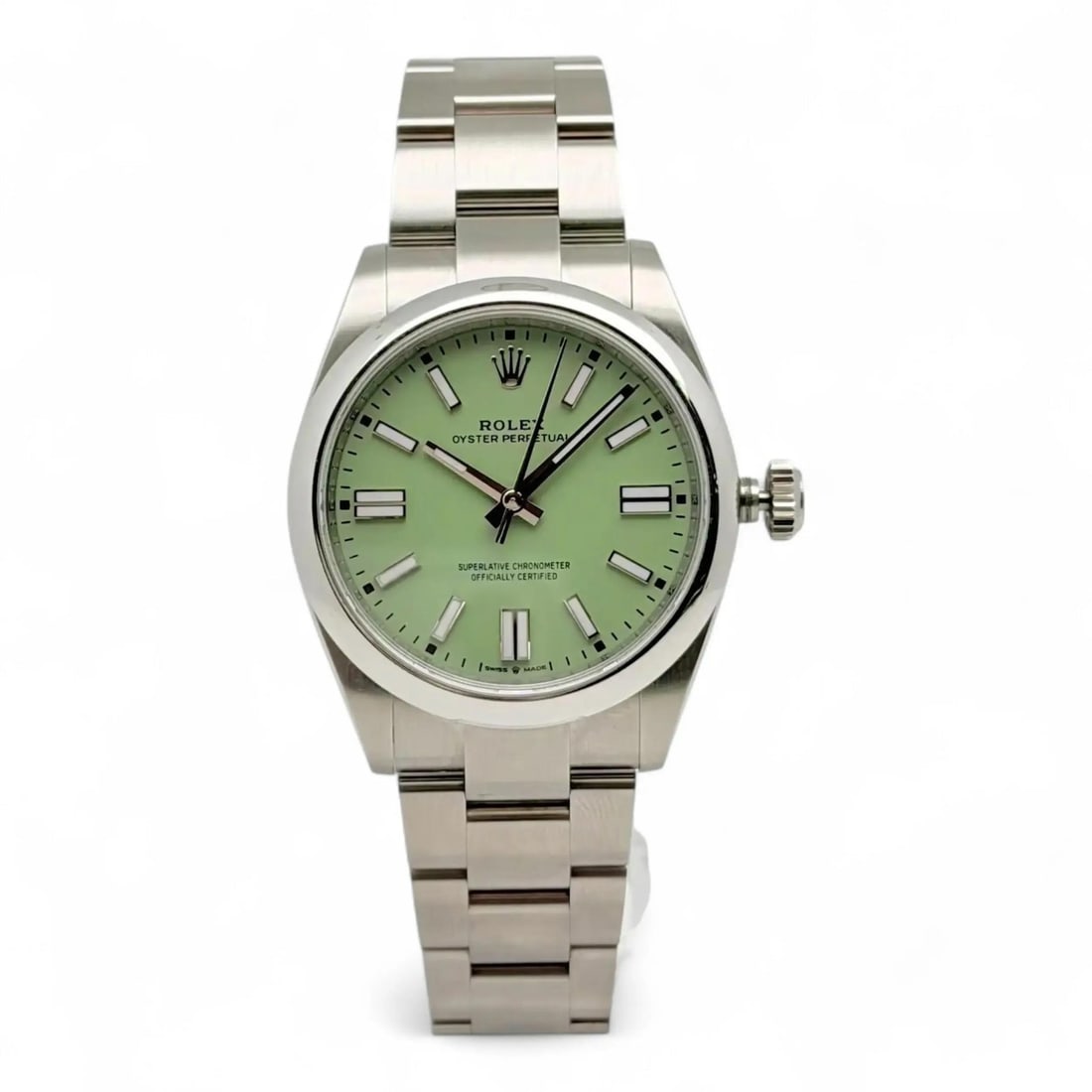 Oyster Perpetual 41mm Green Dial Stainless Steel Automatic Wristwatch by Rolex (1 of 5)