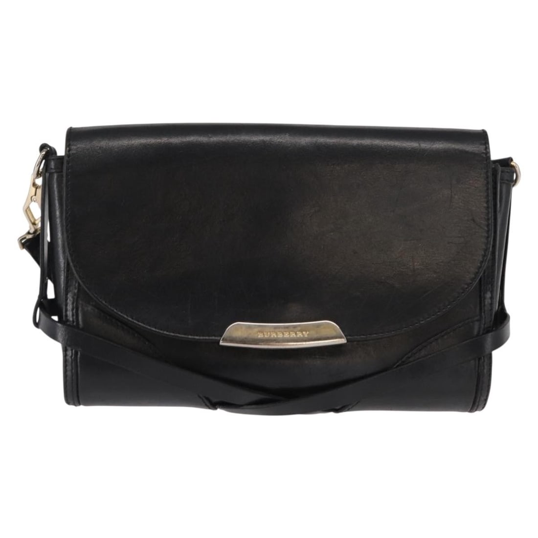 Burberry Bridle Abbott Black Leather Crossbody Shoulder Bag (1 of 18)