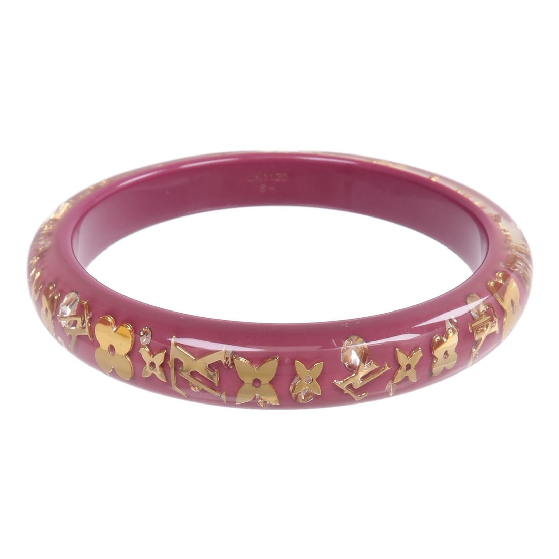 Purple Inclusion Bangle Bracelet by Louis Vuitton PVC (1 of 8)
