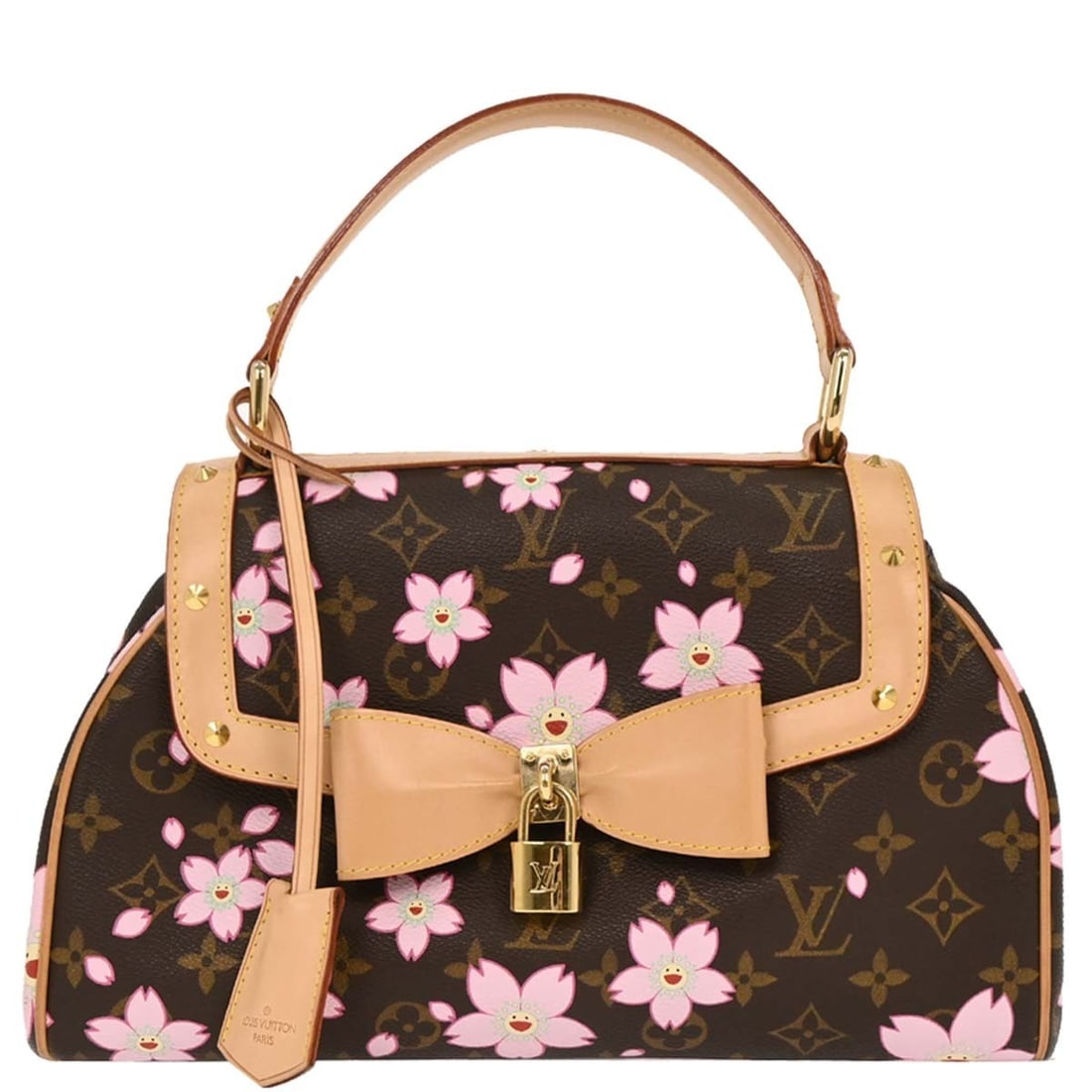 Louis Vuitton Sac Retro PM Cherry Blossom Handbag M92012 Monogram Canvas (1 of 10)