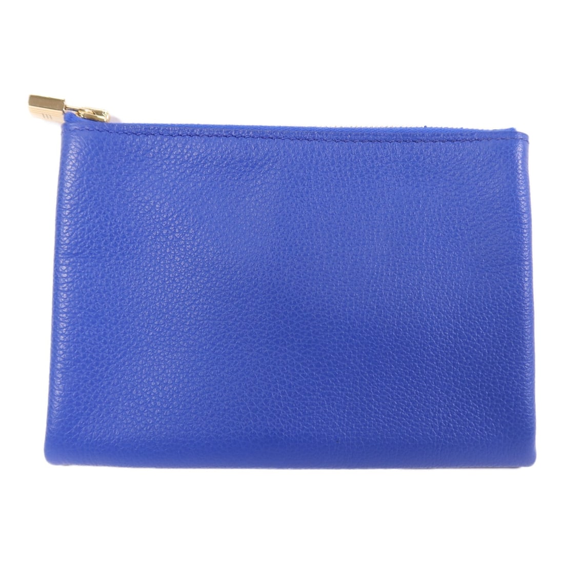 Hermes Atout 14 Blue Evercolor Leather Card Case with Gold Hardware: Hermes Atout 14 Blue Evercolor Leather Card Case with Gold Hardware This Hermes Atout 14 card holder is crafted from Evercolor calfskin leather in a striking Bleu Electrique color. The pouch features