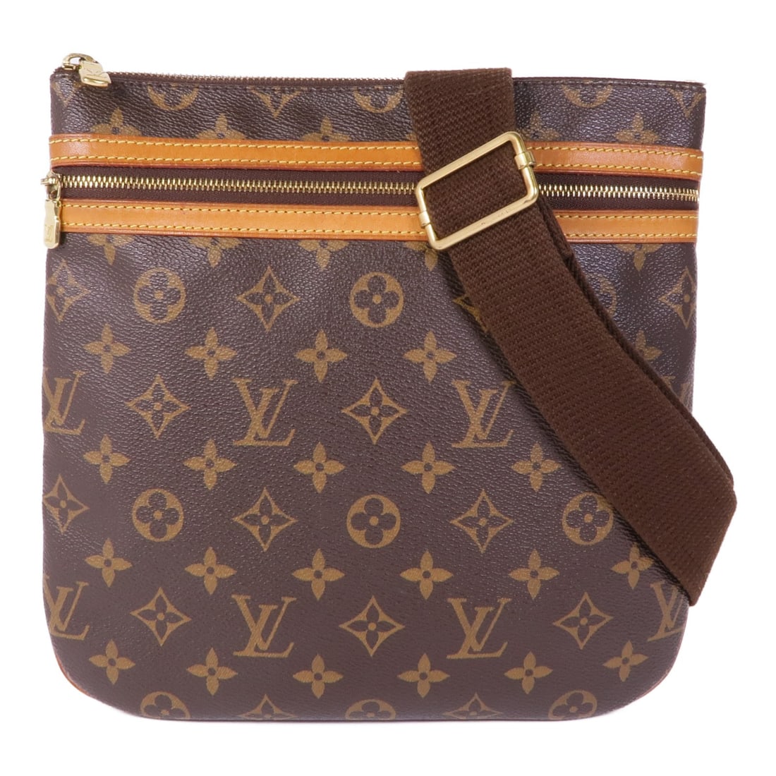 LOUIS VUITTON Pochette Bosphore Shoulder Bag M40044 Monogram Brown (1 of 15)