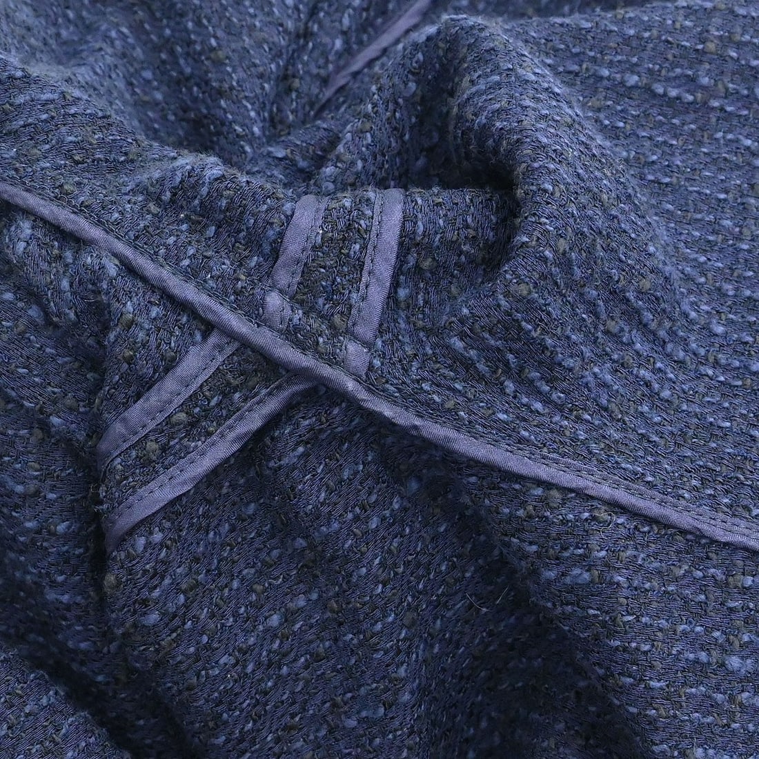 Navy Tweed Sleeveless Jumpsuit Pant Suit by Chanel Size 38 - 8