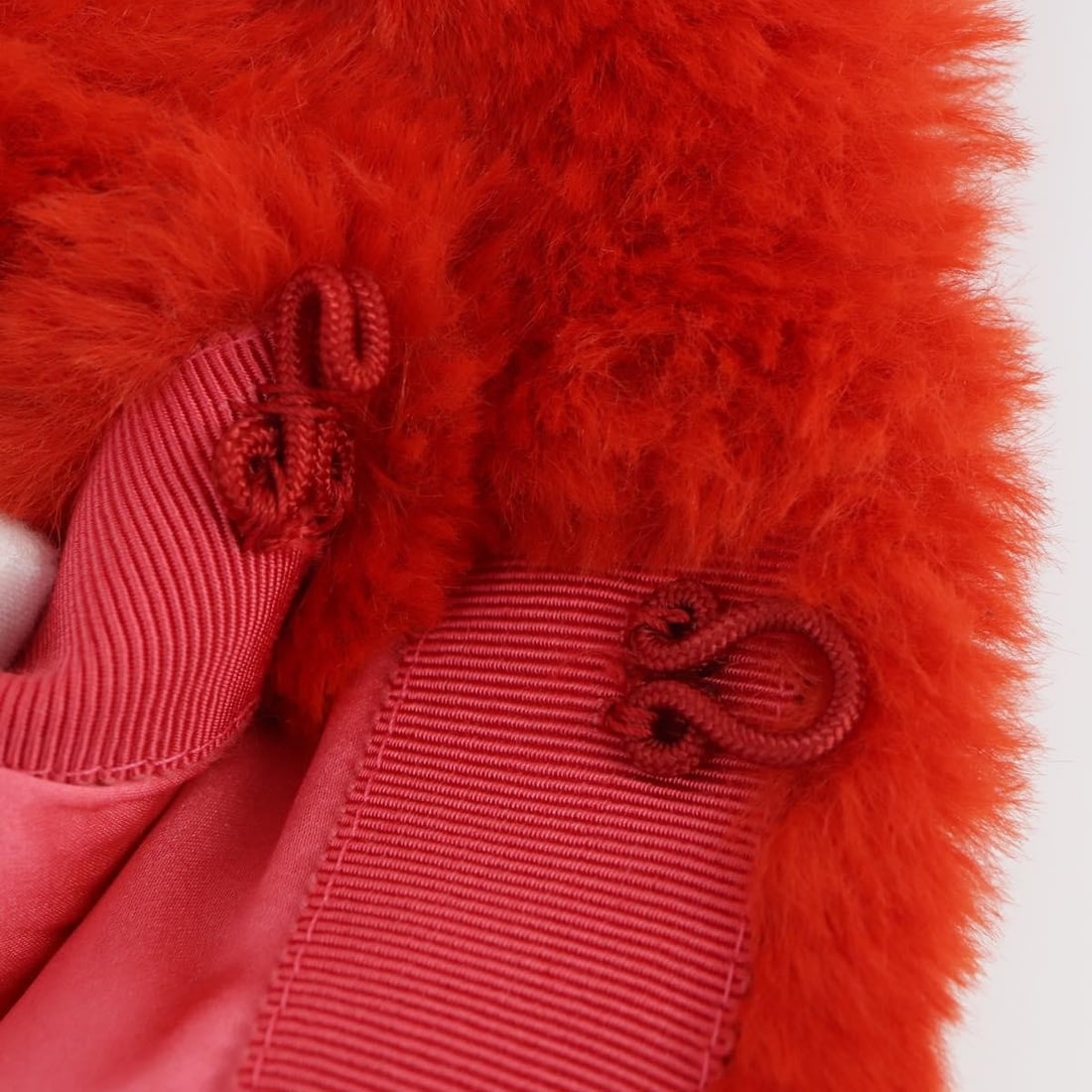 Gucci Peppermint Fur Tiger Poncho Jacket With Suit Cover - 6