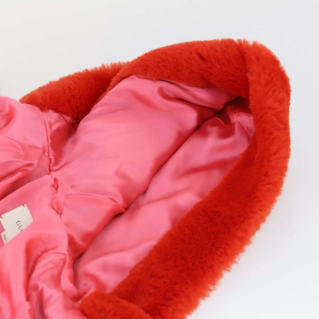 Gucci Peppermint Fur Tiger Poncho Jacket With Suit Cover - 7