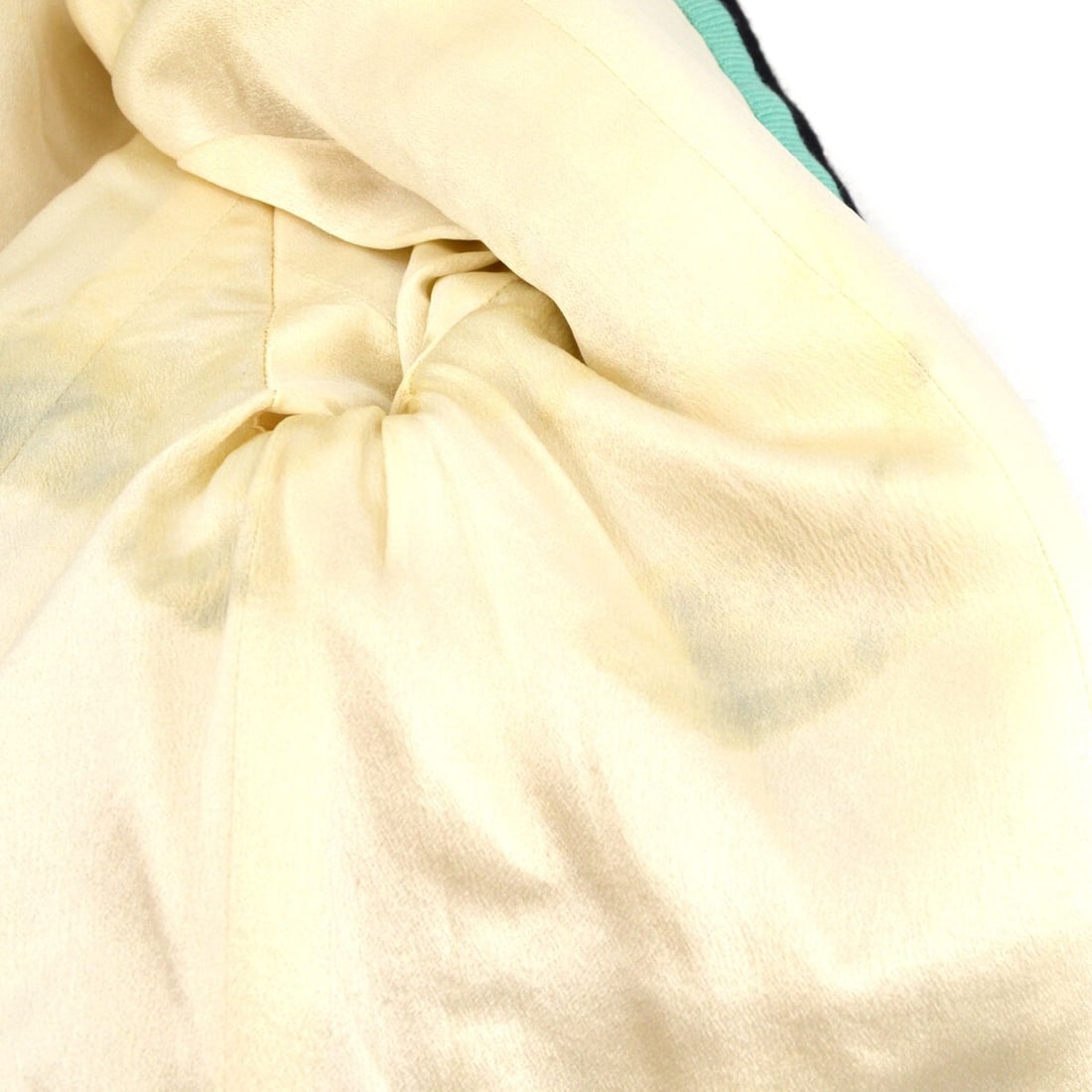 Chanel Off-White Black Fur Jacket Coat with Silk Lining - 6