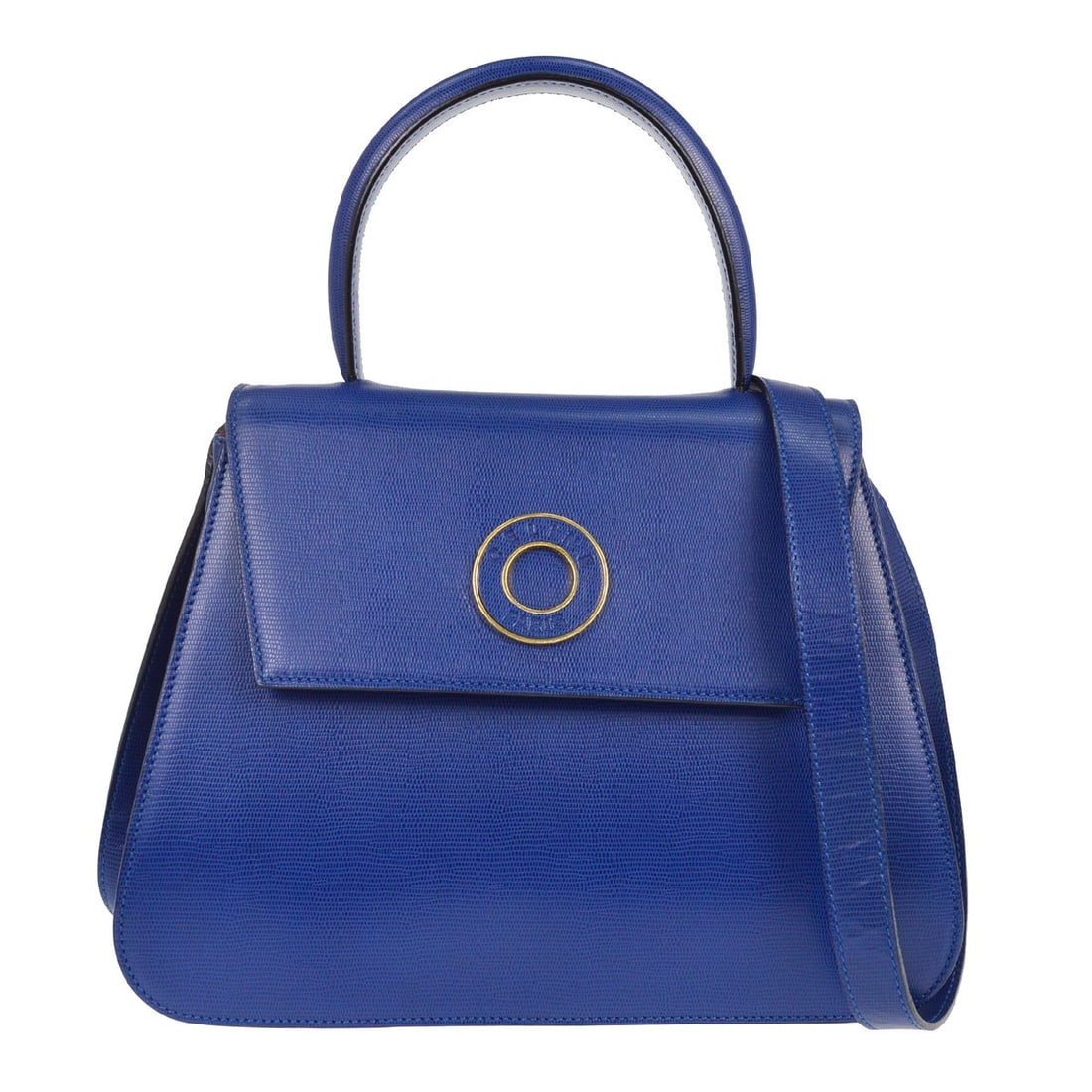 Celine Medium Blue Leather Top Handle 2way Bag M13 (1 of 8)