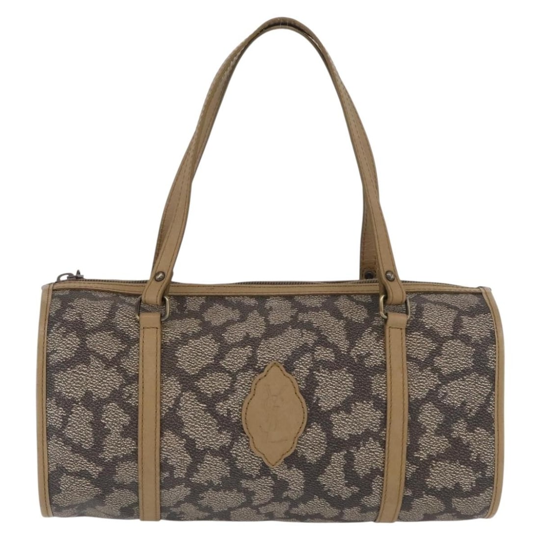 Vintage Saint Laurent Leather Handbag Beige 28cm by 15cm by 10cm: Vintage Saint Laurent Leather Handbag Beige 28cm by 15cm by 10cm This vintage Saint Laurent handbag for women is crafted from beige leather and features metal fittings. It shows signs of wear includin