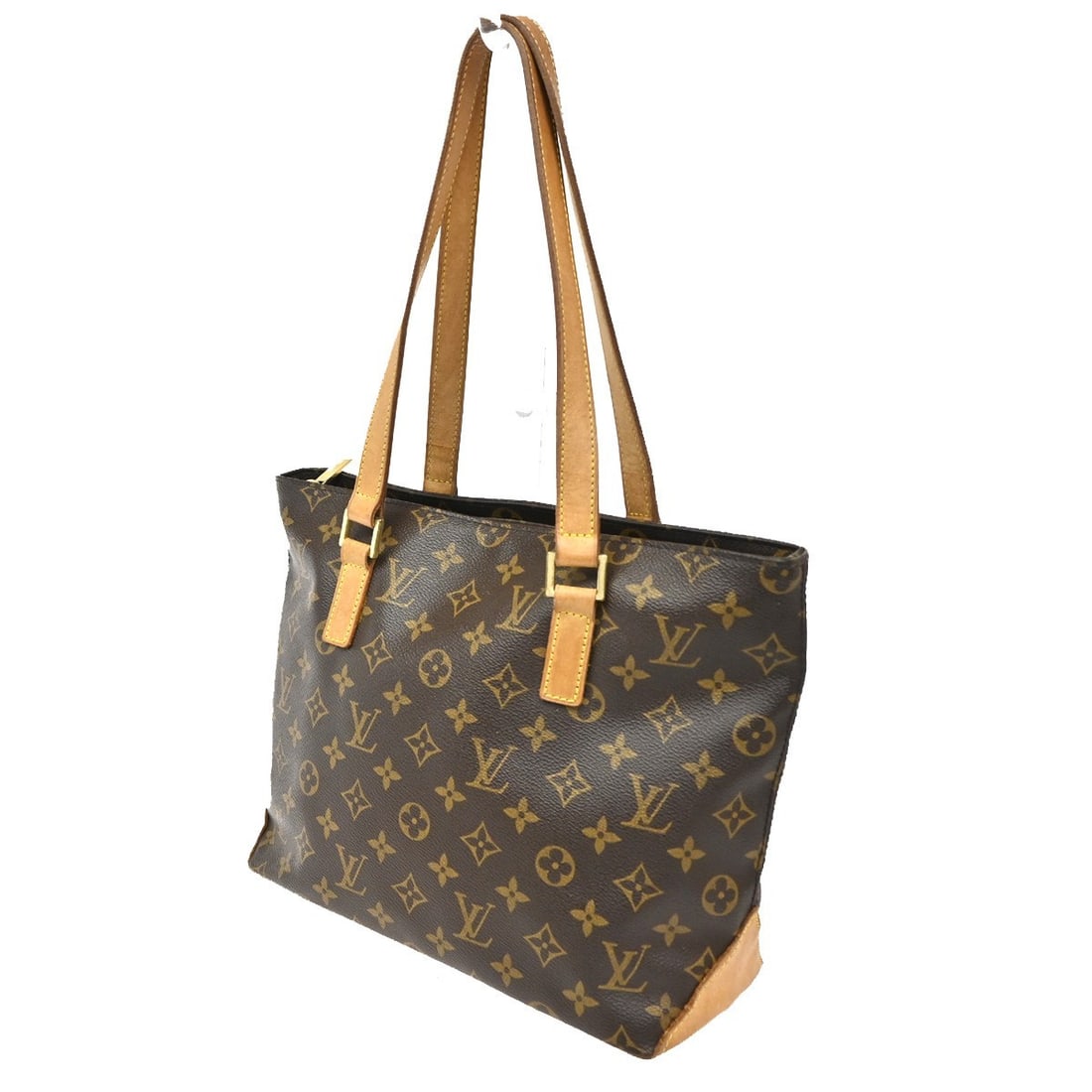 Louis Vuitton Cabas Piano Brown Canvas Tote Bag 27cm by 25cm by 12cm: Louis Vuitton Cabas Piano Brown Canvas Tote Bag 27cm by 25cm by 12cm The Louis Vuitton Cabas Piano is a women's handbag crafted from brown monogram canvas. It features a spacious interior suitable for