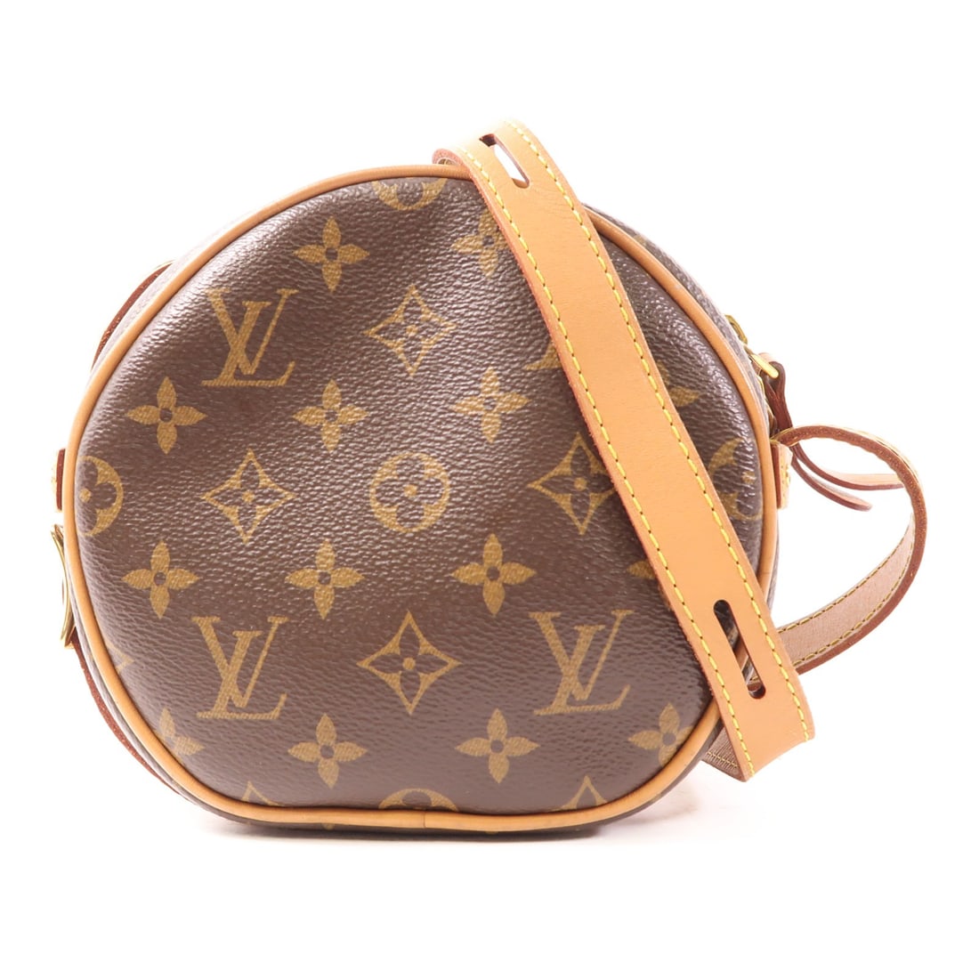 Louis Vuitton Boite Chapeau Souple PM Brown Canvas Shoulder Bag M45578: Louis Vuitton Boite Chapeau Souple PM Brown Canvas Shoulder Bag M45578 This Louis Vuitton Boite Chapeau Souple PM Shoulder Bag is a stylish accessory crafted from durable PVC coated canvas, featuring