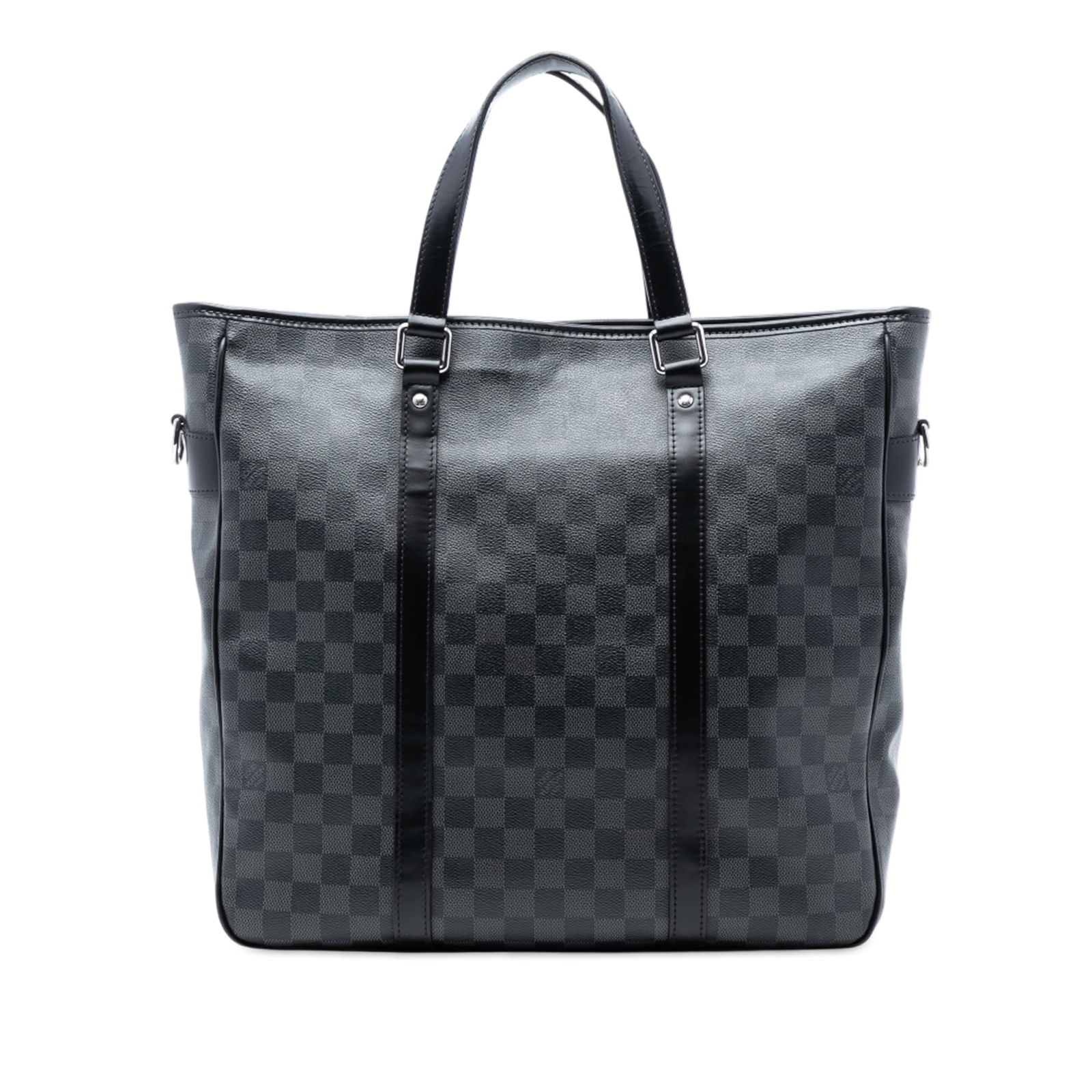 Louis Vuitton Tadao PM Black Damier Graphite Canvas Bag with Leather Trim (1 of 7)