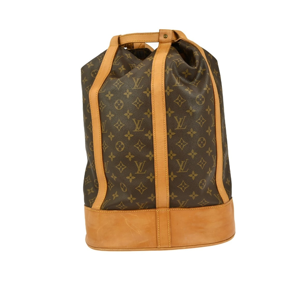 Louis Vuitton Randonnee GM Monogram Canvas Shoulder Bag M42244 Drawstring (1 of 8)