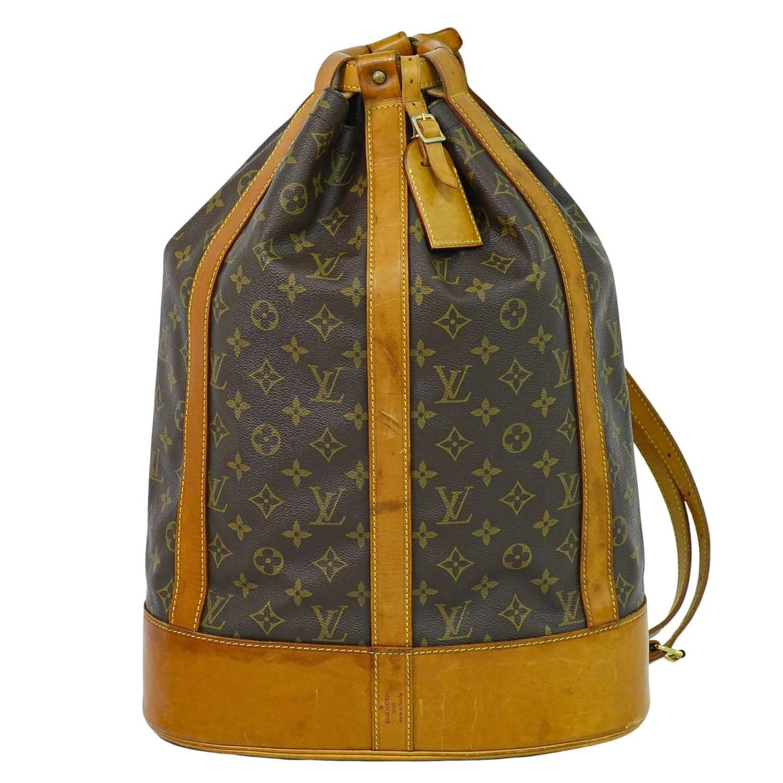 Randonnee Brown Canvas Backpack by Louis Vuitton France (1 of 15)