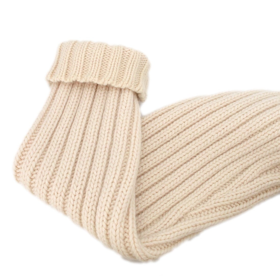 Chanel Vintage Ivory Cashmere Turtleneck Sweater 00A #36 - 5