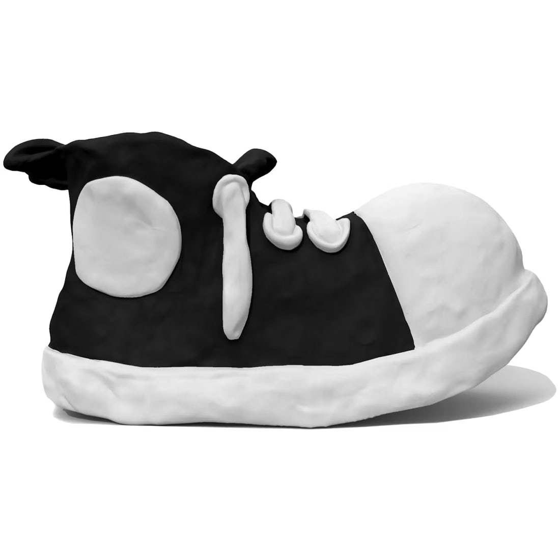Clay Sneaker by Bravest Studios in Black and White: Clay Sneaker by Bravest Studios in Black and White The Bravest Studios Clay Shoe in Black/White features a modern design with a sculpted, clay-inspired sole, offering a unique blend of streetwear and