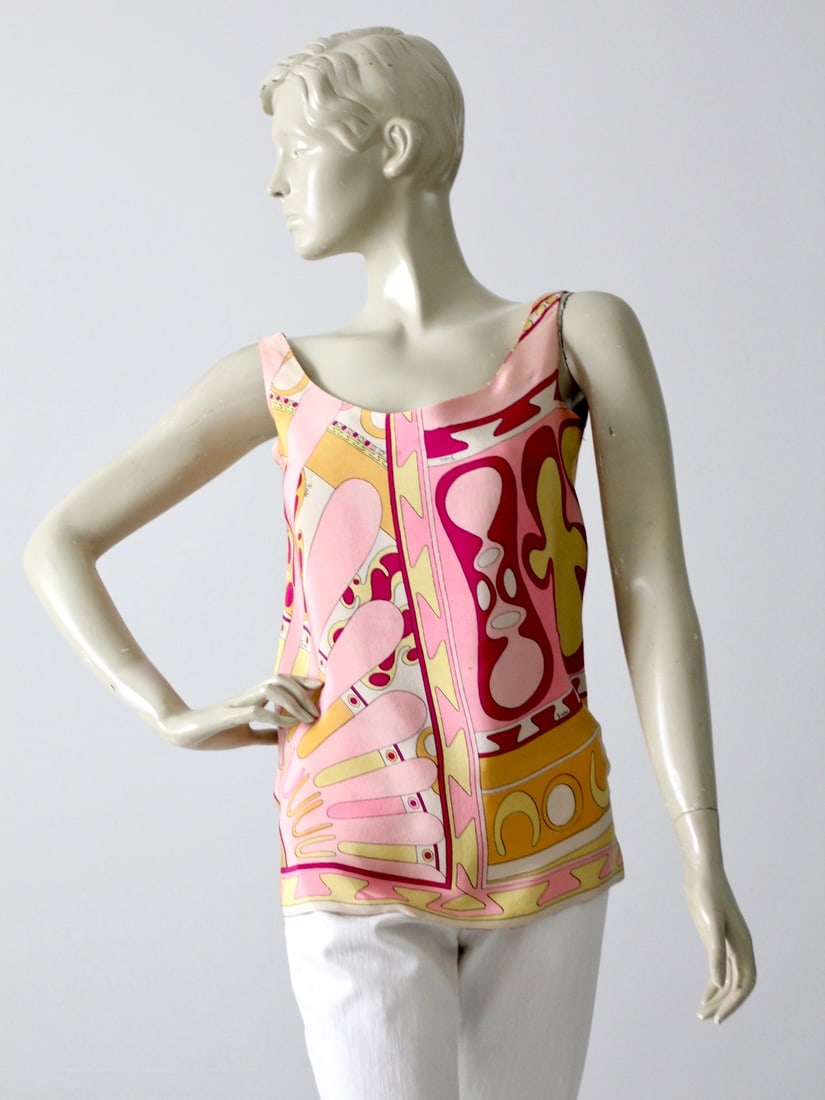1960s Emilio Pucci Silk Blouse from Saks Fifth Avenue - 3