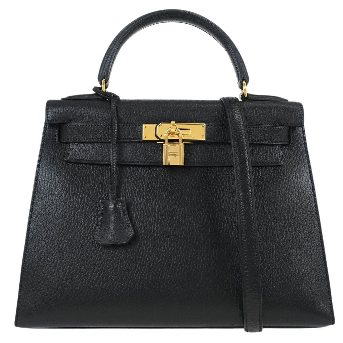 Hermes Black Ardennes Kelly 28 Sellier 2way Handbag France: Hermes Black Ardennes Kelly 28 Sellier 2way Handbag France Introducing the exquisite Hermes Black Ardennes Kelly 28 Sellier 2-way Handbag, a perfect blend of elegance and functionality. This medium-si