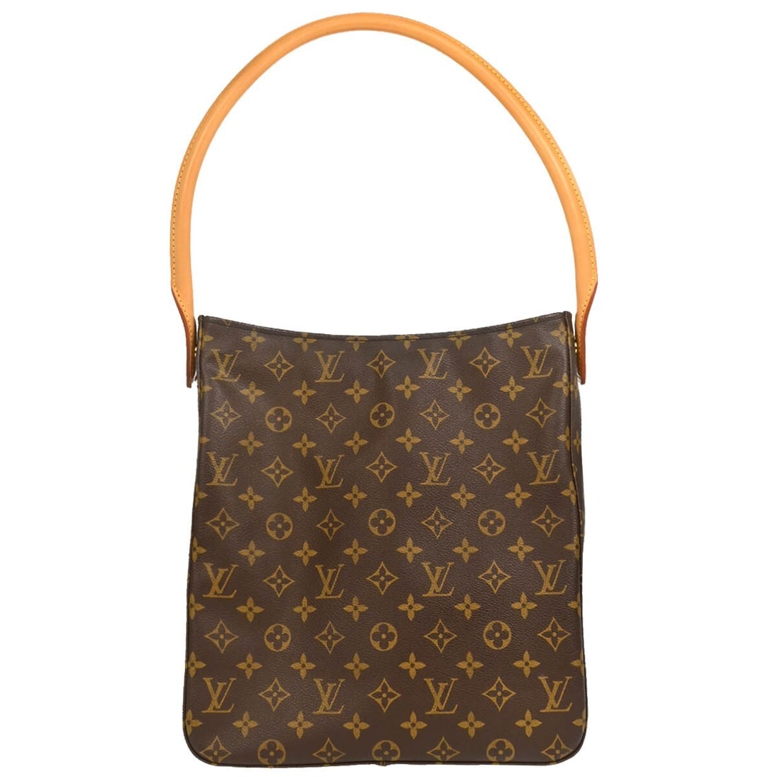 Louis Vuitton Looping GM Monogram Handbag M51145 Brown Shoulder Bag (1 of 10)